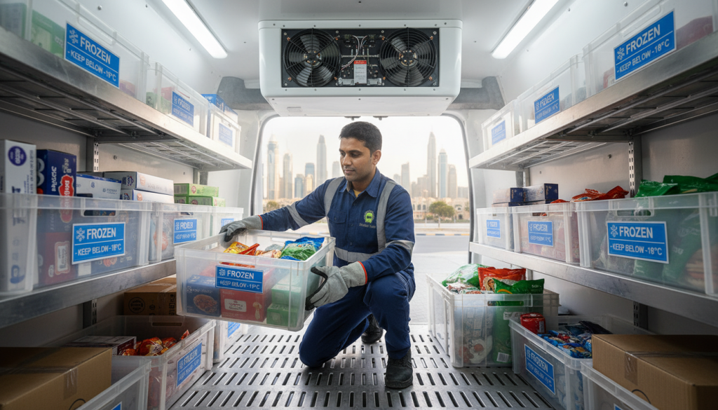 Drivers Trained in Frozen Cargo Handling