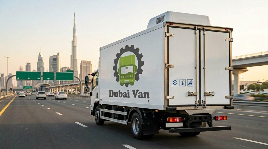 Chiller Truck Rental in Dubai & Abu Dhabi 3–7 Ton Bulk Cold Chain – Driver Included