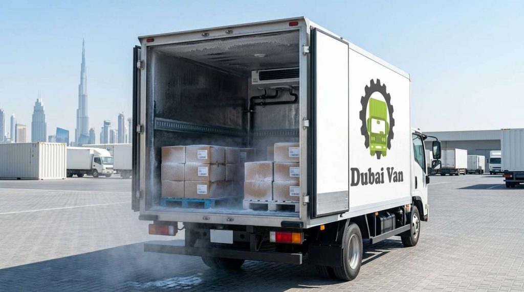 Freezer Truck Rental Reliable Frozen Cargo Truck Hire UAE — HACCP Certified, Driver Included