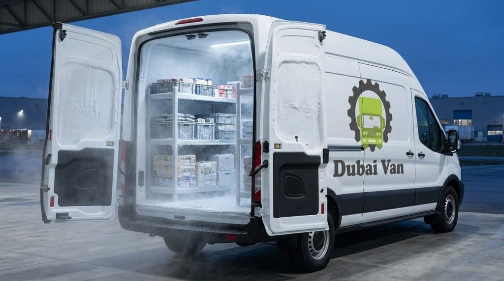 Freezer Van Rental Reliable Frozen Cargo Transport UAE — HACCP Certified, Driver Included