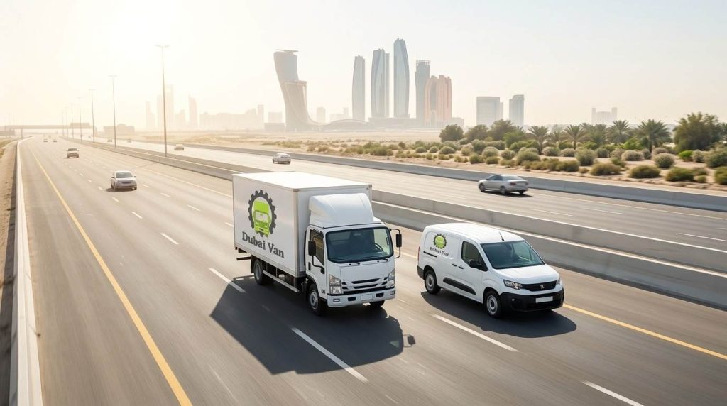 Truck Rental Abu Dhabi Reliable 1-Ton & 3-Ton Trucks – Driver Included